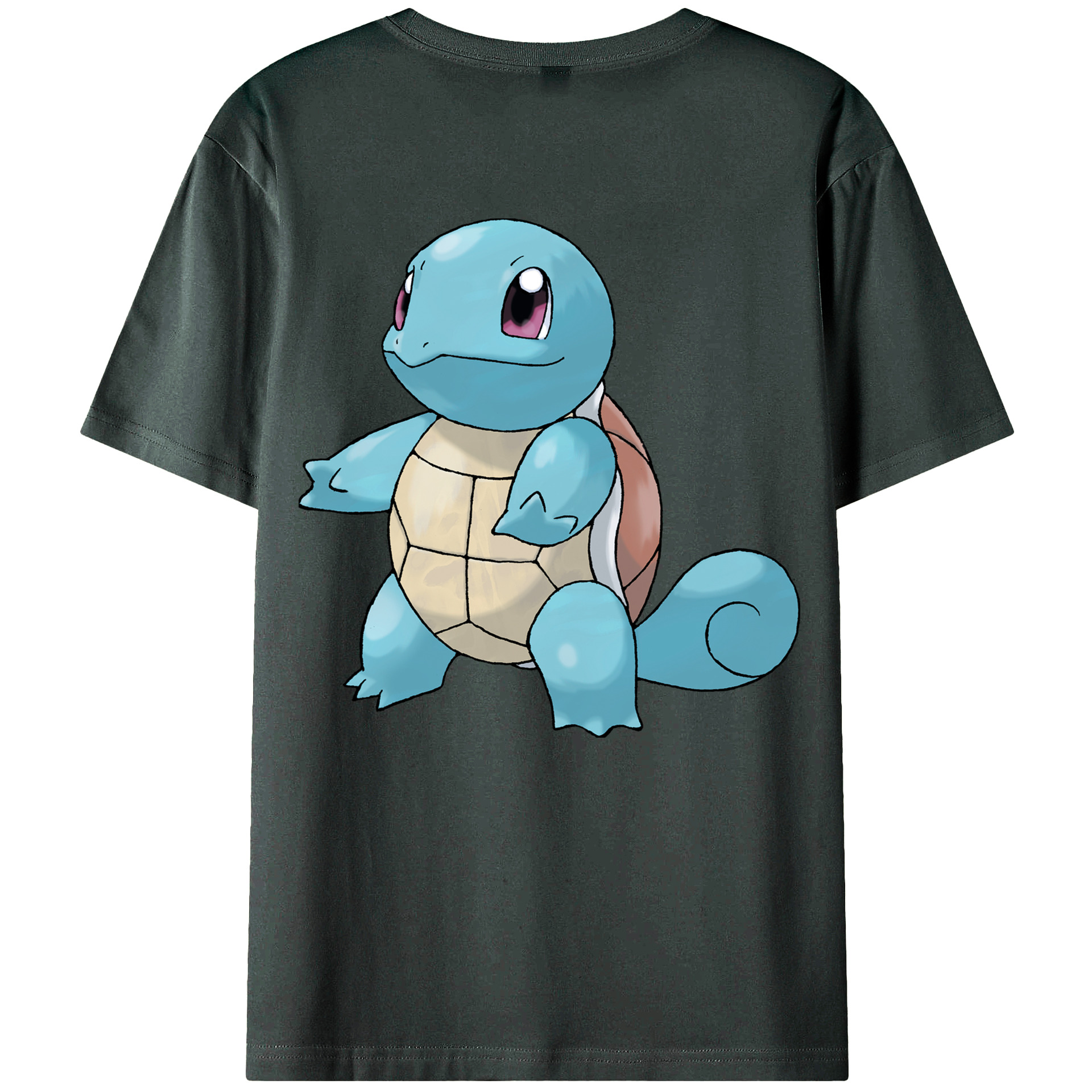 （画像用） ポケットモンスター Pokémon 綿100％ メンズ半袖Tシャツ（バックプリント） 通気性